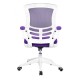 Luna White Mesh Designer Office Chair